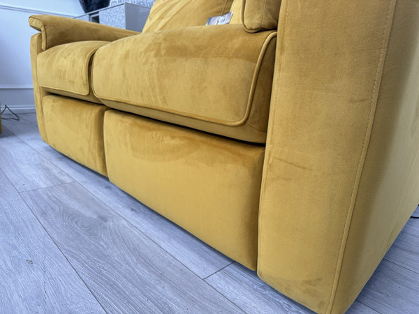 G Plan Thornbury/Harper 2+2 Seater Sofa Set Power Recliner Mustard RRP £759019