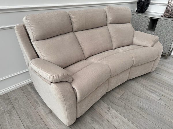 G Plan Kingsbury Beige Velour Static Curved 3 Seater Sofa12