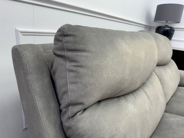 LAZYBOY DOUGLAS POWER RECLINER 3 SEATER SOFA IN GREY FABRIC12