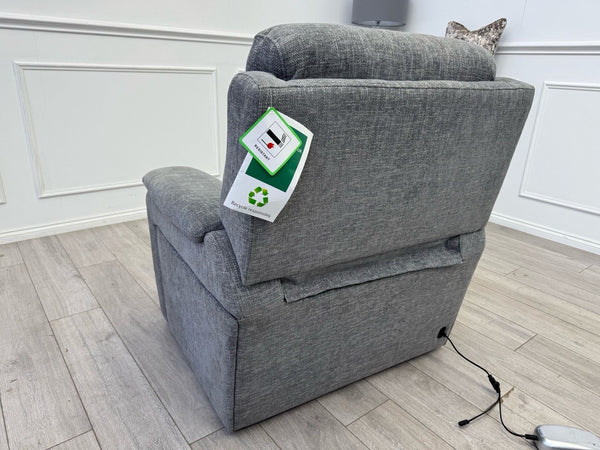Furniture Village Kirk Lift and Rise Recliner Armchair Grey Fabric15