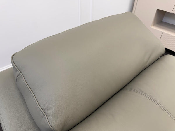 G Plan Thornbury Olive Leather Power Recliner Armchair3