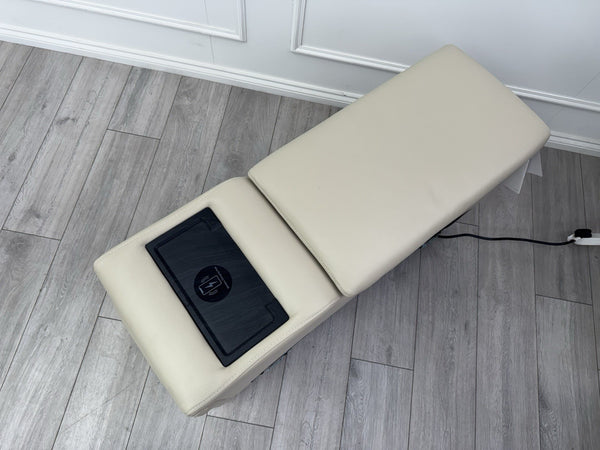 Sofology Plaza Console Cream Leather Cup Holders Wireless Charging Socket4