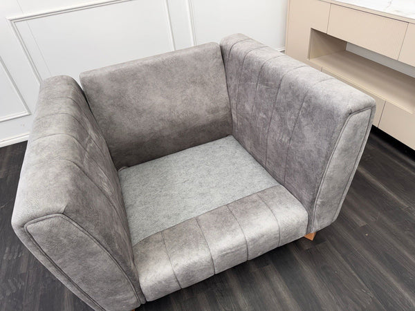 DFS Cherished Armchair Grey Fabric (Fast Delivery)12