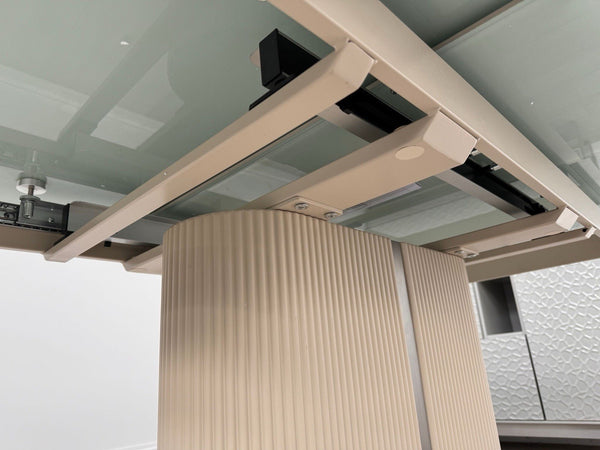 Furniture Village Avorio Small Extending Dining Table marble-effect ceramic top4