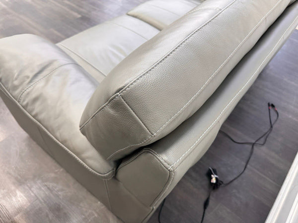 Furniture Village Cozee 2.5 Seater Sofa in Grey Pure Leather9