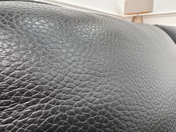 DFS San Antonio Black Leather Power Recliner 2 Seater Sofa14