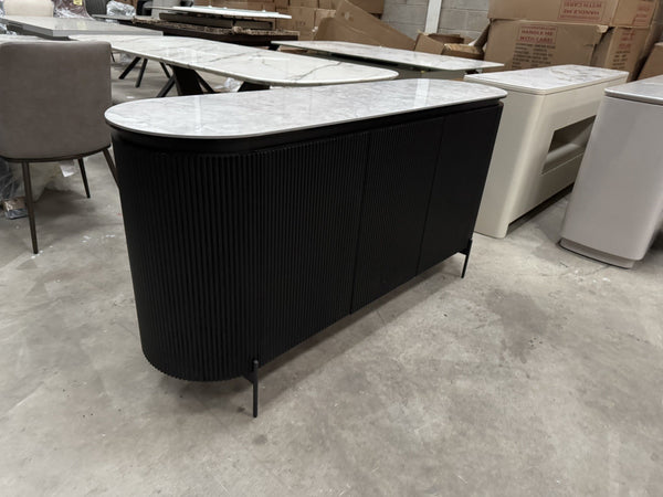 Furniture Village CRETE Large 3 Door Ceramic Top Sideboard 16