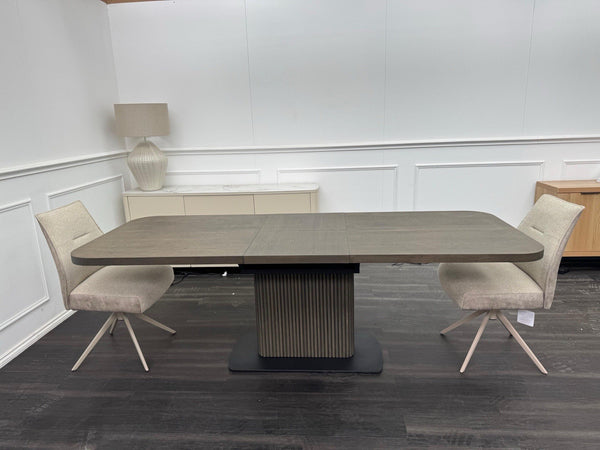 Furniture Village Jai Small Extending Dining Table Walnut Wood (Pre-sale)20