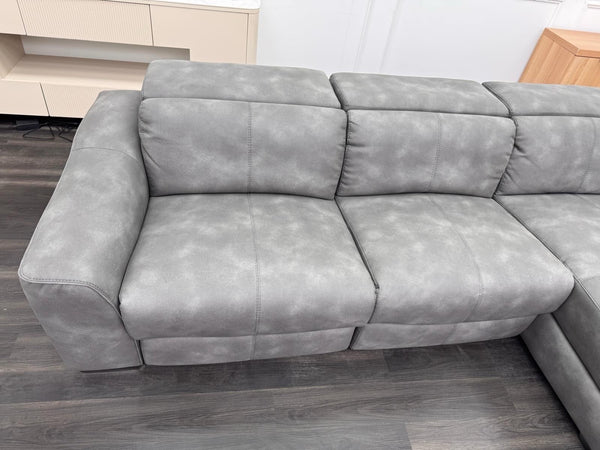 Furniture Village Xavier Chaise End Corner Sofa with Power Recliner + Headrests22