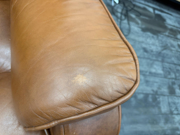 Parker Knoll Boston Brown Leather Power Recliner 3 Seater Sofa18