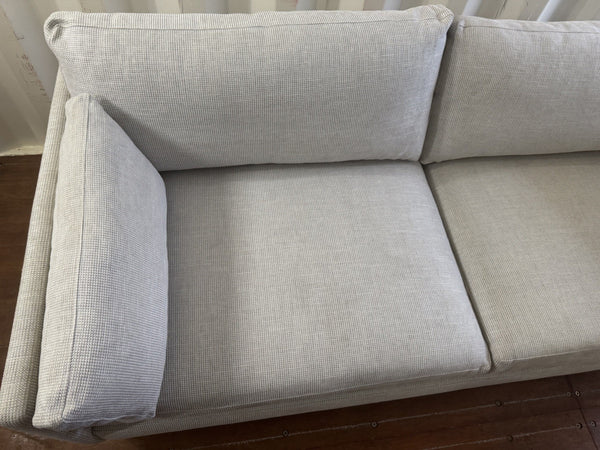 Duresta Soho Grand 3 Seater Sofa in Grey Fabric 11