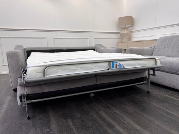 Furniture Village Optimus 3 Seater Sofabed + 2 Seater Sofa Set Grey Fabric14