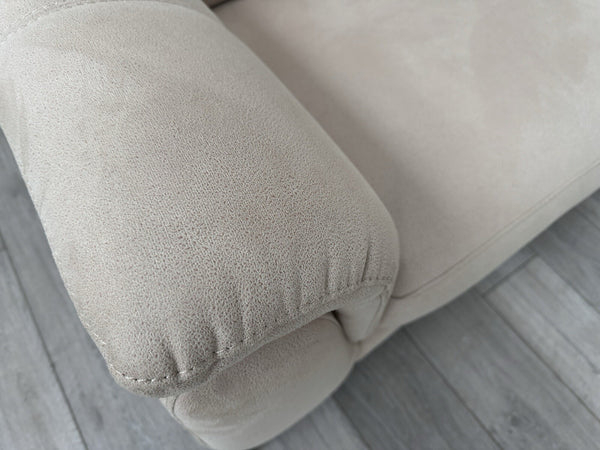 Furniture Village Contempo Static Corner Sofa In Beige Fabric14