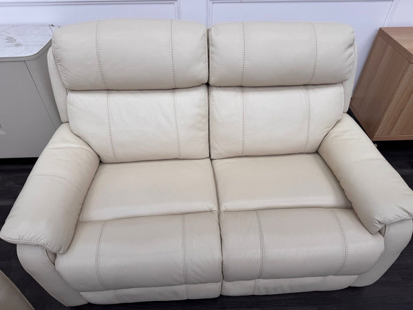 Furniture Village Komodo 3 & 2 Seater Sofa Set Power Recliner Cream Leather17