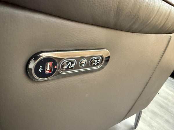 DFS Wren Power Recliner 3+2 Seater Sofa Set In Grey Leather19