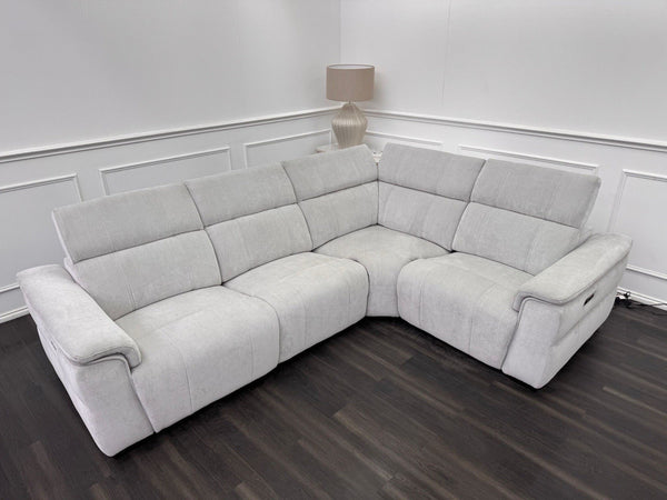 Furniture Village Inca Power Reclining Corner Sofa In Manhattan Stone12