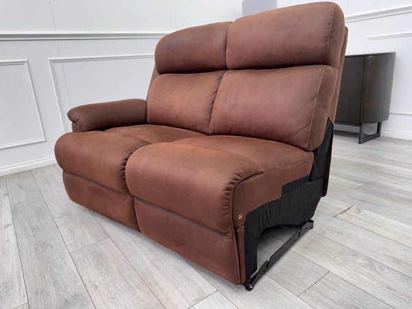 Sofology Gracie 4 Seater Power Recliner Sofa In Brown Material8