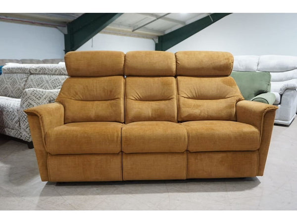 G Plan Solna waldorf amber fabric standard 3 seater sofa2