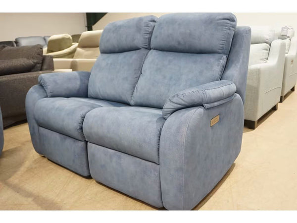G Plan Kingsbury stingray indigo power recliner 2 seater + 2x armchair sofa set2