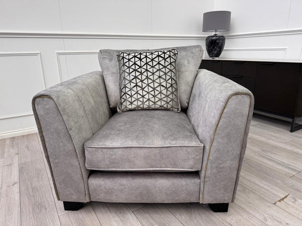 Furniture Village Ariana Classic Back Dapple Grey Armchair0