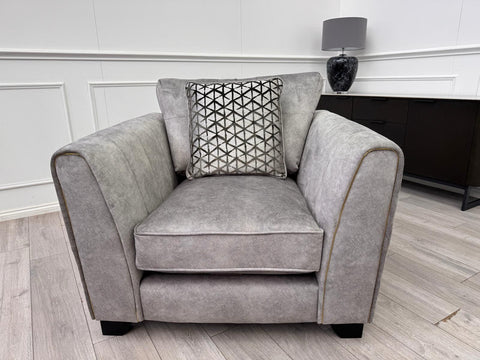 Furniture Village Ariana Classic Back Dapple Grey Armchair0