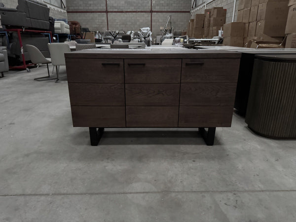Furniture Village JUPITER/MARS Large 3 Door Sideboard - Walnut Wood0
