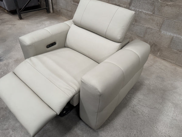 Lazyboy COLORADO Off White Snuggle/Cuddle Armchair Power Recliner + Headrest 10