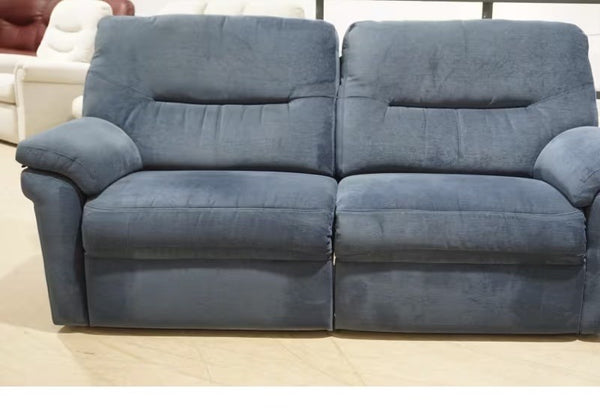 G Plan Seattle montilla midnight fabric power recliner 3 seater sofa 2