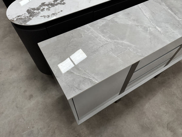 Furniture Village GRIGIO Large 2 Door 3 Drawer Sideboard 7