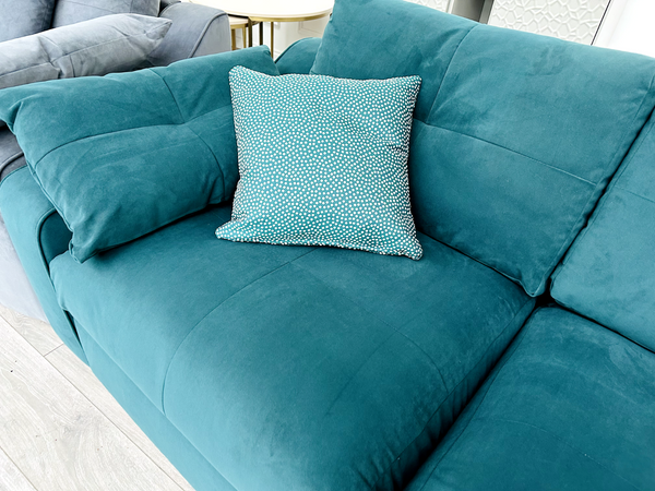SOFOLOGY Hideaway Emerald Green Velvet 2 Seater Sofa2