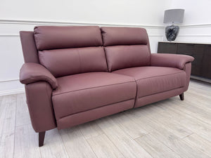 La Z Boy Bella 3 Seater Leather Power Recliner