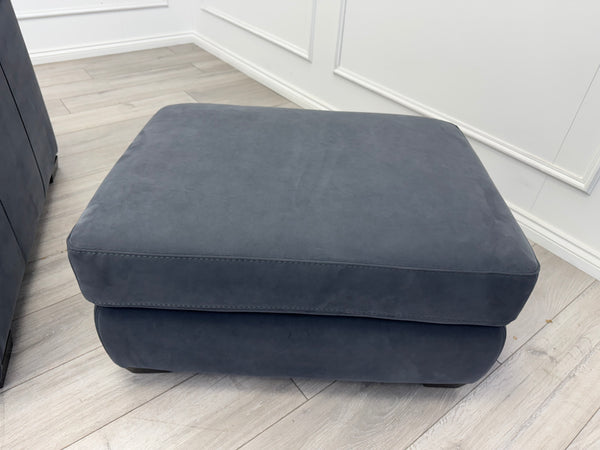Sonno Electric 3 Seater Sofa Bed + 2x Armchairs Sofa Set Charcoal Grey + footstool