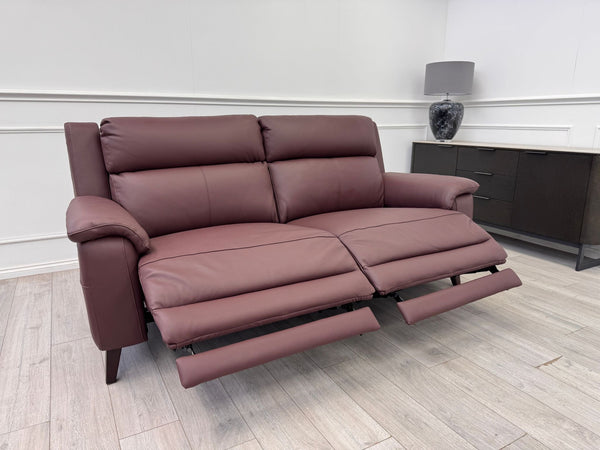 La Z Boy Bella 3 Seater Leather Power Recliner