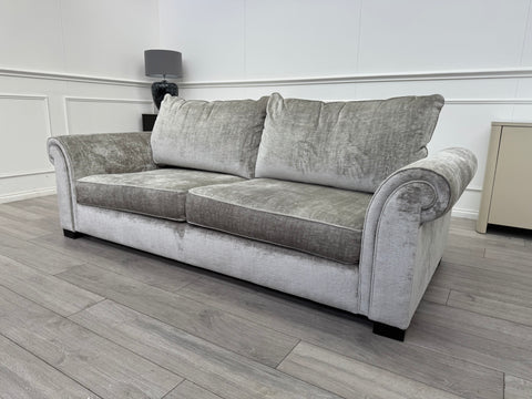 Parker Knoll Modern Classics At James Park 3 Seater Grand Sofa Grey Fabric