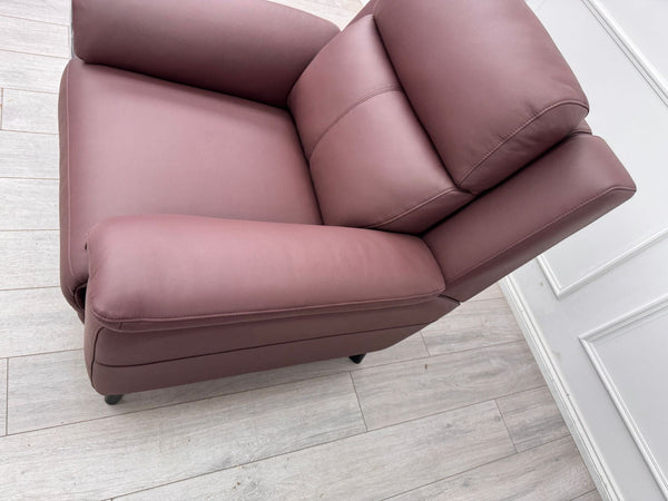 La Z Boy Bella Rose Brown Power Recliner Armchair