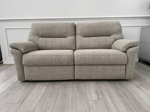 G Plan Seattle Woven Beige Fabric 3 Seater Sofa RRP £2552