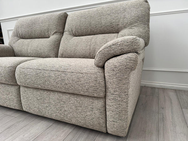 G Plan Seattle Woven Beige Fabric 3 Seater Sofa RRP £2552