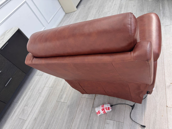 La-Z-Boy Winchester Brown Leather Power Recliner Armchair