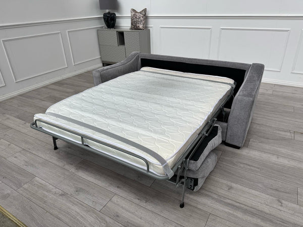 Furniture Village Optimus 3 Seater Sofabed Sofa Grey Fabric