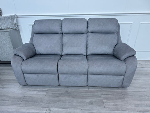 G Plan Kingsbury Charcoal Stingray Manual Recliner 3 Seater Sofa