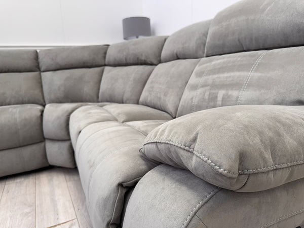 Moreno Large Corner Grey Fabric Power Recliner