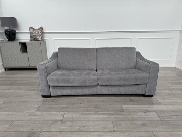 Furniture Village Optimus 3 Seater Sofabed Sofa Grey Fabric