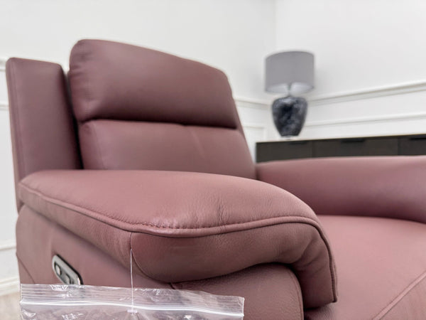 La Z Boy Bella Rose Brown Power Recliner Armchair