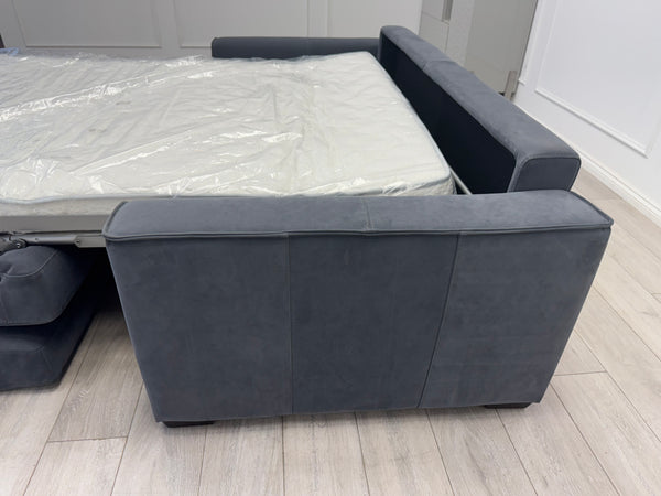 Furniture Village Electric 3 Seater Sofa Bed Charcoal Grey