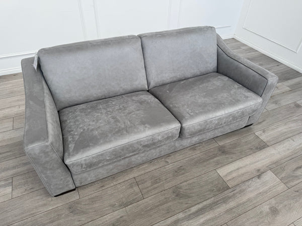 Optimus 3 Seater Sofabed Sofa Silver Grey Microfibre
