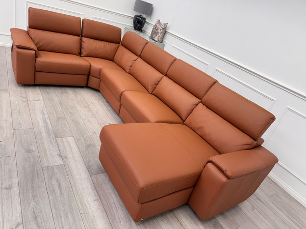 Nicoletti Davide Modular Corner Sofa Chaise Lounger Power Recliner
