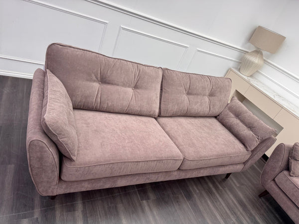 French Connection Zinc Mocha 4 Seater Sofa and Cuddle Loveseat Chair Sofa Set