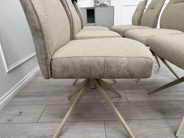 Furniture Village Mirage Taupe Beige Fabric Dining Chair (choose quantity)