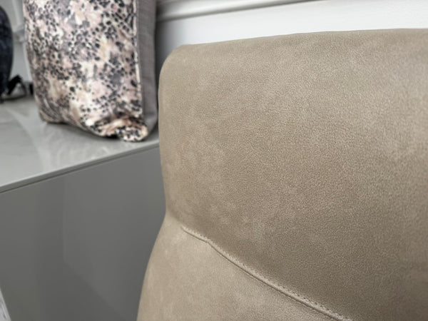 ALF Fascina Set of 6 Faux Leather Dining Chairs Taupe/ Cream RRP £3,447
