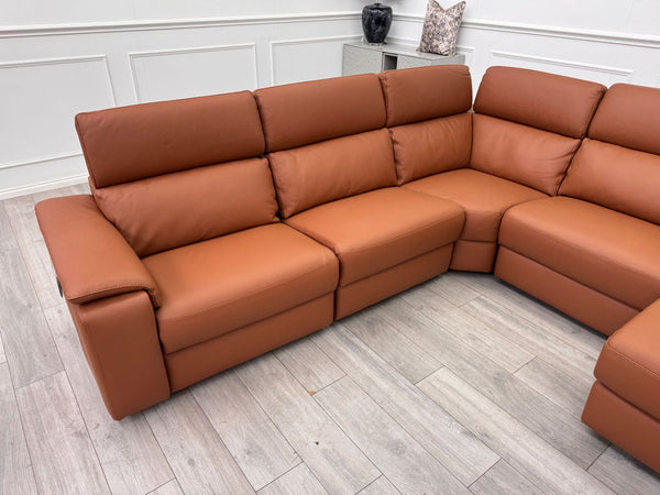 Nicoletti Davide Modular Corner Sofa Chaise Lounger Power Recliner